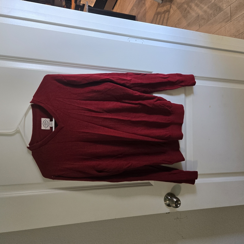 St. John's Bay Burgundy Knit Sweater